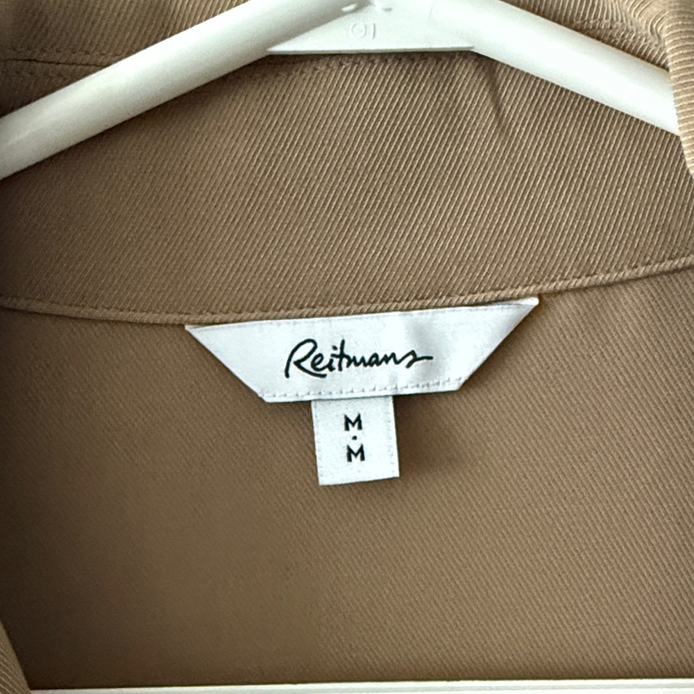 Reitmans Tan Shirt Dress with Collar - Picture 2 of 5